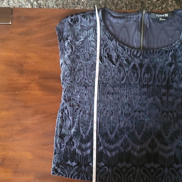 Velvet burnout top - Picture 10 of 10